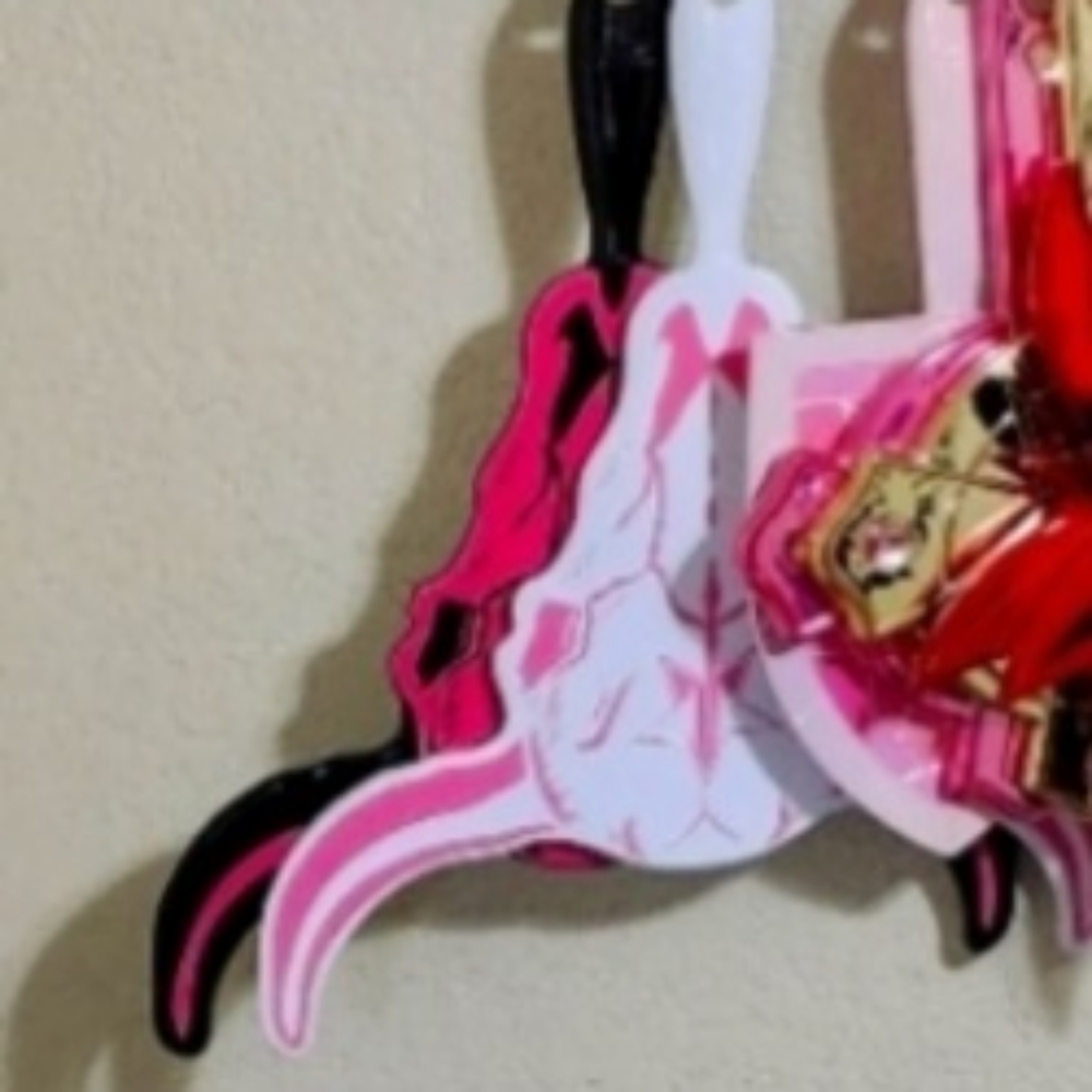 White/Pink Yak mirror for @roxy0014
